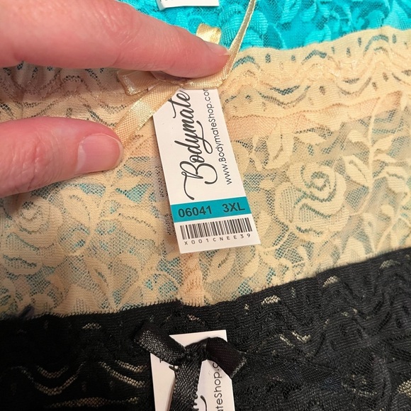 Bodymate Assorted Bundle of 6 Stretch Lace Boyshort Panties Size 3XL - Picture 7 of 8